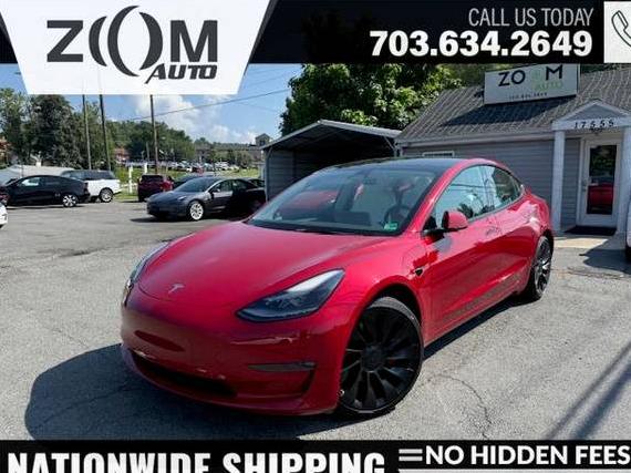 TESLA MODEL 3 2022 5YJ3E1EC8NF296319 image